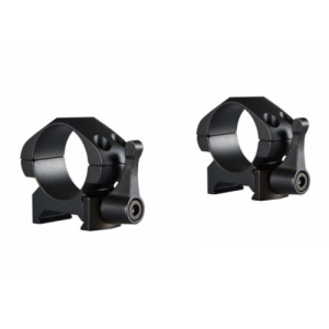 Hawke Precision Steel Ring Mounts 1" 2 Piece Weaver Low With Lever