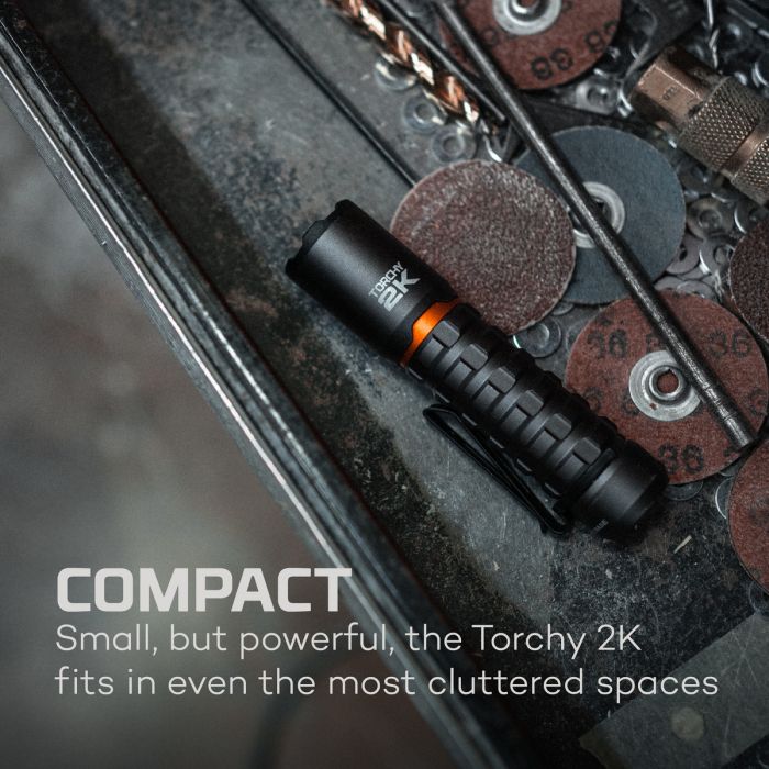 Nebo Torchy 2K Rechargeable 2000 Lumens Pocket Flashlight