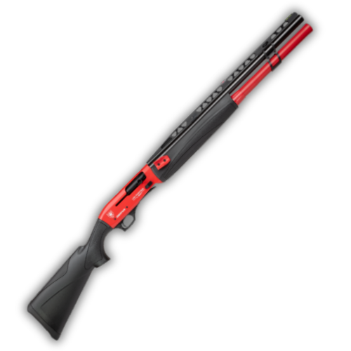 Derya LION LP-104 12 Gauge 24" 9+1 Semi-Auto Shotgun - Red