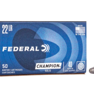 Federal .22 LR 40gr Champion Standard Velocity Solid