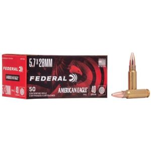 Federal American Eagle Pistol Ammo 5.7x28mm 40 gr. FMJ (50)